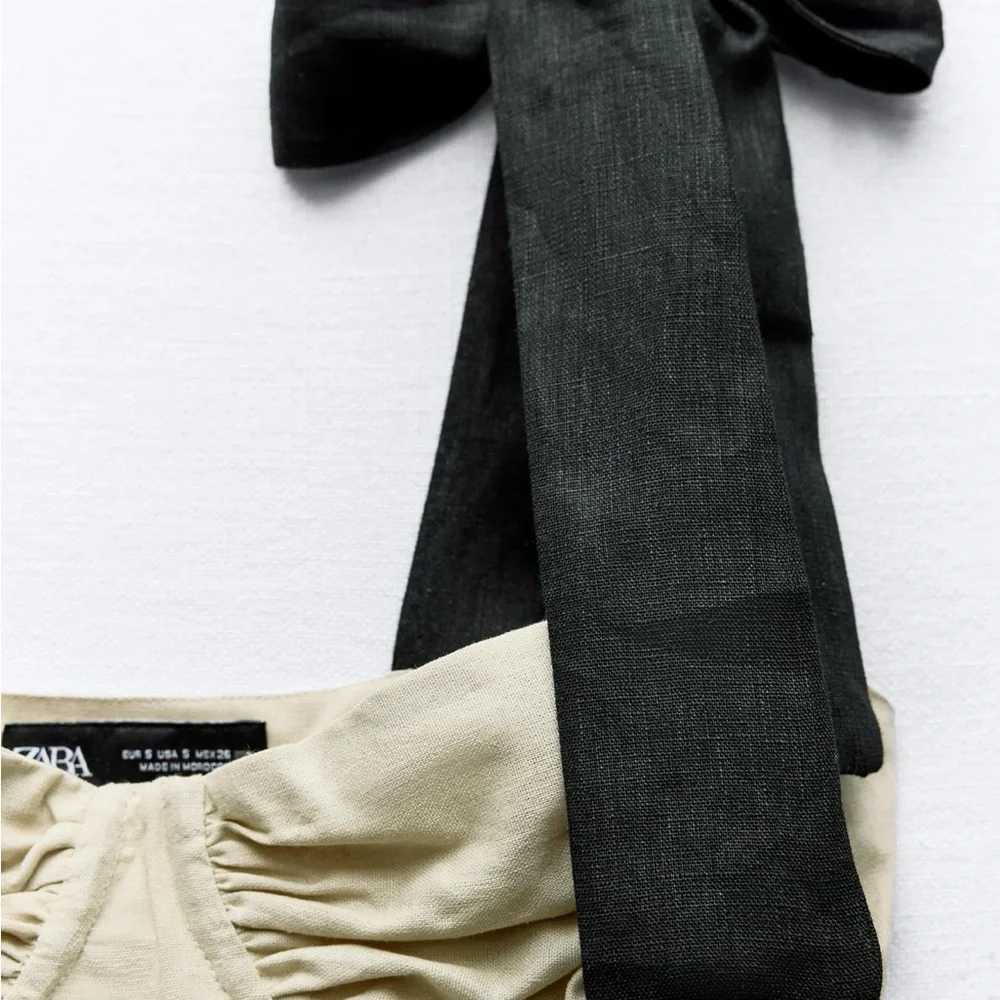 ZARA Ruffled Mini Dress - Picture 10 of 10